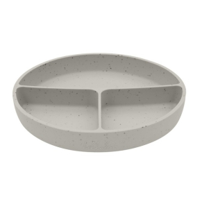 Kikkaboo Platinum Silicone - Чиния с отделения и вакуумно дъно