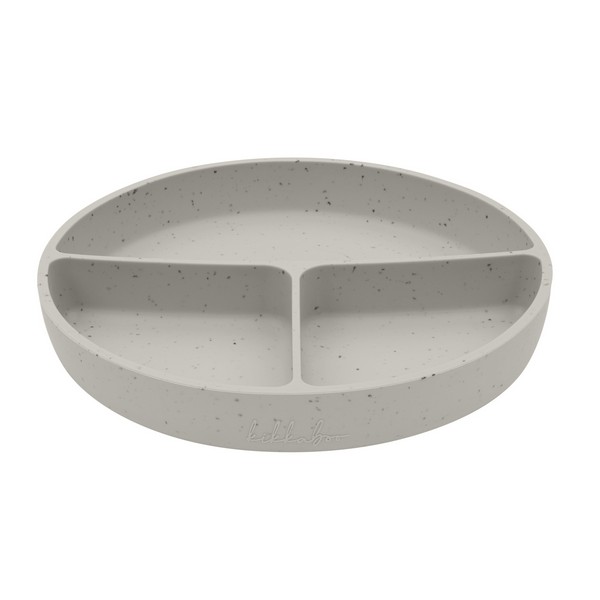 Kikkaboo Platinum Silicone - Чиния с отделения и вакуумно дъно