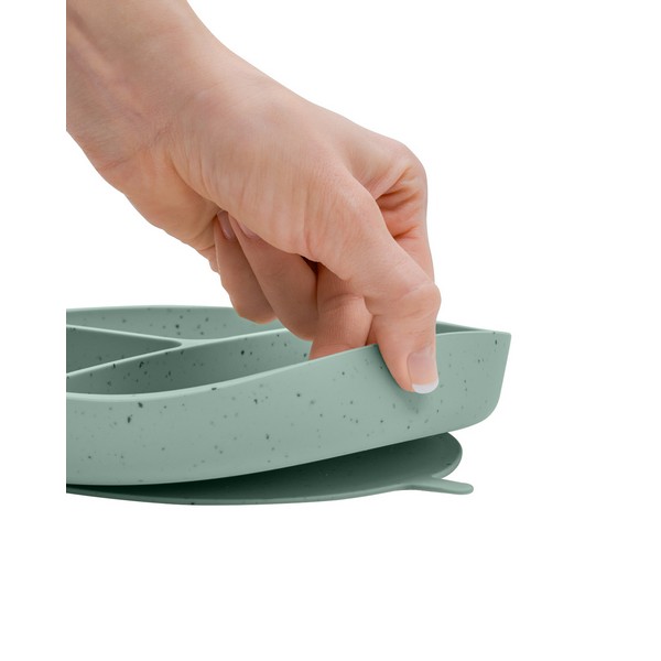Продукт Kikkaboo Platinum Silicone - Чиния с отделения и вакуумно дъно - 0 - BG Hlapeta