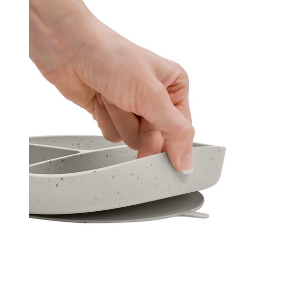 Продукт Kikkaboo Platinum Silicone - Чиния с отделения и вакуумно дъно - 0 - BG Hlapeta