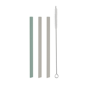 Kikkaboo Platinum Silicone - Сет сламки 3 бр.