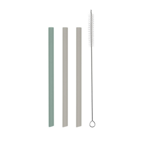 Kikkaboo Platinum Silicone - Сет сламки 3 бр.