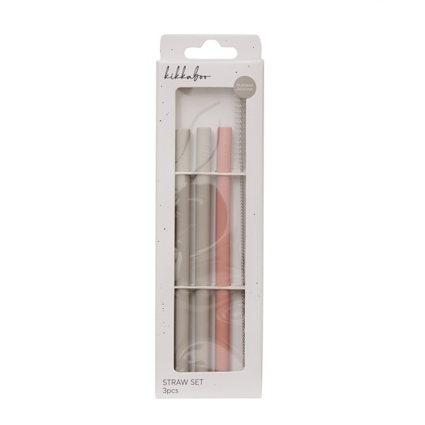 Продукт Kikkaboo Platinum Silicone - Сет сламки 3 бр. - 0 - BG Hlapeta