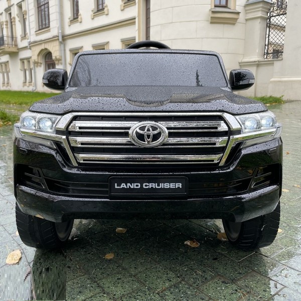 Продукт Акумулаторен джип TOYOTA LAND CRUISER ,12V батерия, C MP3, с меки гуми с кожена седалка - 0 - BG Hlapeta