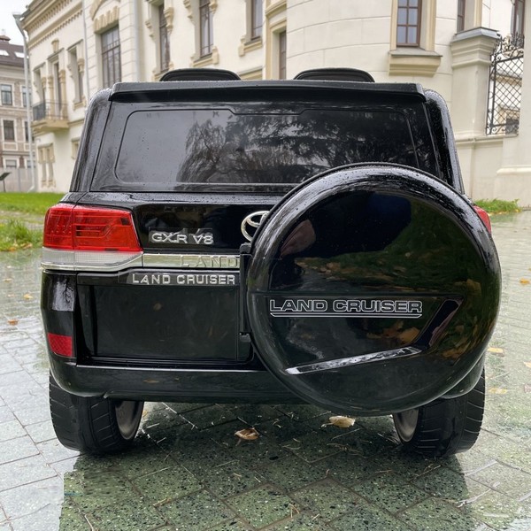 Продукт Акумулаторен джип TOYOTA LAND CRUISER ,12V батерия, C MP3, с меки гуми с кожена седалка - 0 - BG Hlapeta