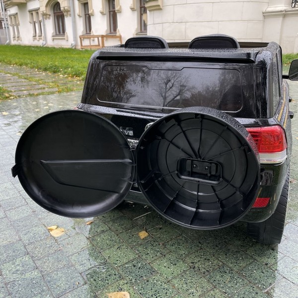 Продукт Акумулаторен джип TOYOTA LAND CRUISER ,12V батерия, C MP3, с меки гуми с кожена седалка - 0 - BG Hlapeta
