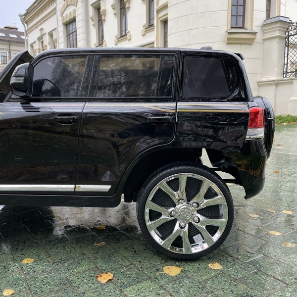Продукт Акумулаторен джип TOYOTA LAND CRUISER ,12V батерия, C MP3, с меки гуми с кожена седалка - 0 - BG Hlapeta