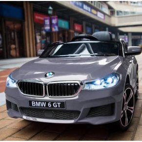 Акумулаторна кола BMW 6 GT,12V с меки гуми с кожена седалка 