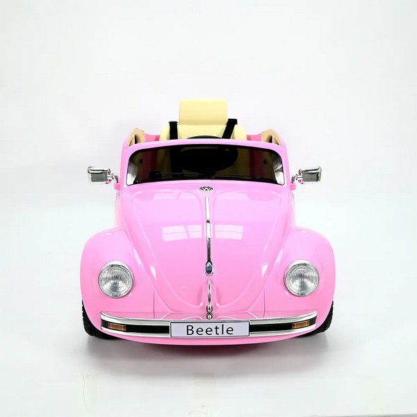 Продукт Акумулаторна кола Volkswagen Beetle 12V, с меки гуми и кожена седалка - 0 - BG Hlapeta