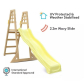 GINGER HOME - Детска Дървена Катерушка с Пързалка 2.2 м, За Игра на Двора Продукт GINGER HOME - Детска Дървена Катерушка с Пързалка 2.2 м, За Игра на Двора - 13 - BG Hlapeta