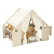 GINGER HOME - Детска Дървена Къща за Игра 6 в 1 – Стол, Маса, Черна Дъска, Органайзер, Тента и Мека Подложка 3