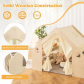 GINGER HOME - Детска Дървена Къща за Игра 6 в 1 – Стол, Маса, Черна Дъска, Органайзер, Тента и Мека Подложка Продукт GINGER HOME - Детска Дървена Къща за Игра 6 в 1 – Стол, Маса, Черна Дъска, Органайзер, Тента и Мека Подложка - 13 - BG Hlapeta