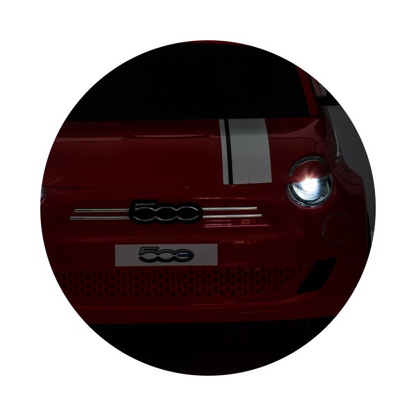 Продукт Акумулаторна кола Fiat 500 12V с музика и светлини - 0 - BG Hlapeta