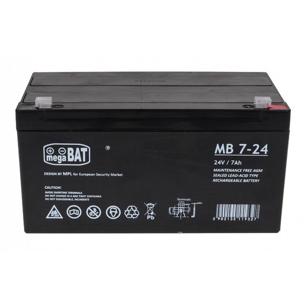 Продукт Батерия за детска акумилаторна кола 24V 7AH - 0 - BG Hlapeta