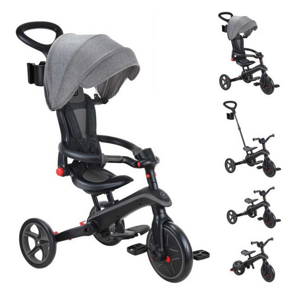 Продукт GLOBBER EXPLORER TRIKE FOLDABLE - Сгъваема детска триколка 4 в 1 - 0 - BG Hlapeta