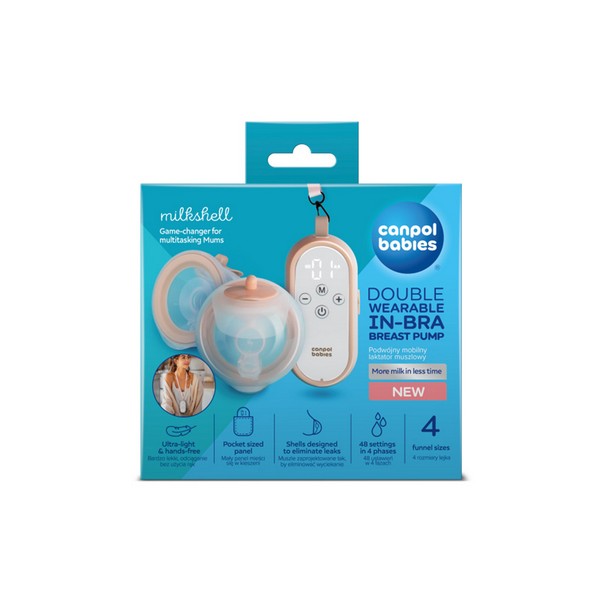 Продукт Canpol MilkShell - Електрическа двойна помпа за кърма - 0 - BG Hlapeta