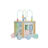 Orange Tree Toys Peter Rabbit - Дървен дидактически куб с активности