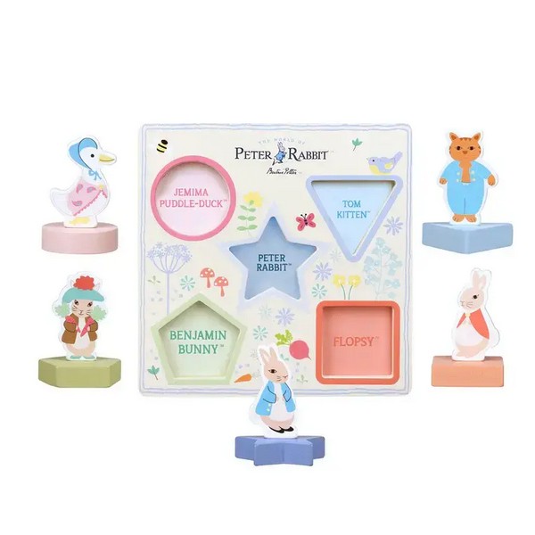 Продукт Orange Tree Toys Peter Rabbit - Дървен пъзел с триизмерни форми - 0 - BG Hlapeta