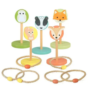 Orange Tree Toys Ловене на горски животни - Дървена игра с рингове