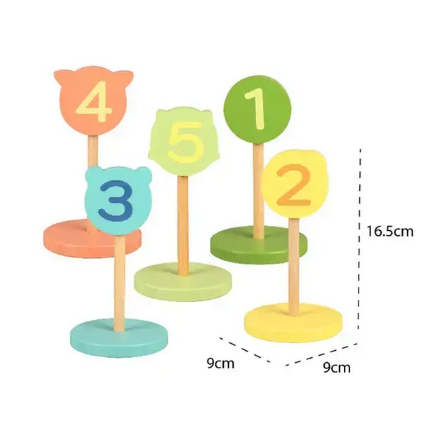 Продукт Orange Tree Toys Ловене на горски животни - Дървена игра с рингове - 0 - BG Hlapeta