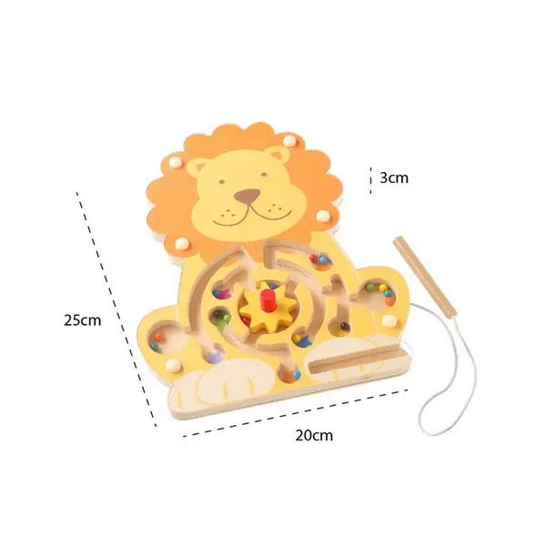 Продукт Orange Tree Toys Лъв - Магнитен лабиринт - 0 - BG Hlapeta