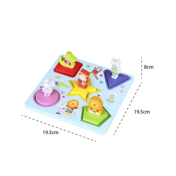 Продукт Orange Tree Toys Животни - Дървен 3D Пъзел - 0 - BG Hlapeta