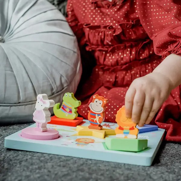 Продукт Orange Tree Toys Животни - Дървен 3D Пъзел - 0 - BG Hlapeta