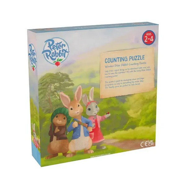 Продукт Orange Tree Toys Peter Rabbit, числа и броене - Дървен Пъзел - 0 - BG Hlapeta