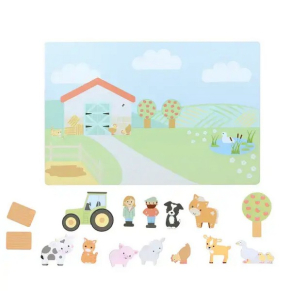 Orange Tree Toys Ферма - Магнитна дъска