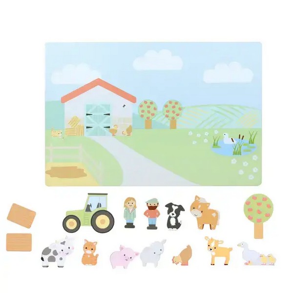 Orange Tree Toys Ферма - Магнитна дъска