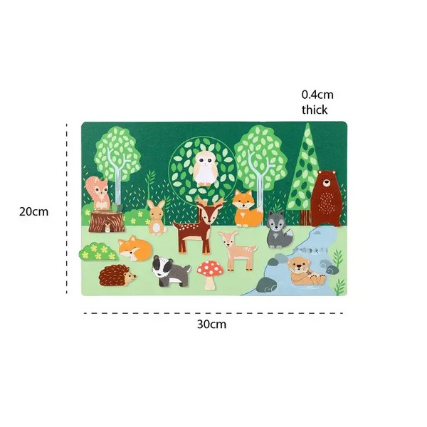 Продукт Orange Tree Toys горски животни - Дървена магнитна дъска - 0 - BG Hlapeta