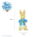 Orange Tree Toys Peter Rabbit - Голям дървен пъзел, числа и броене