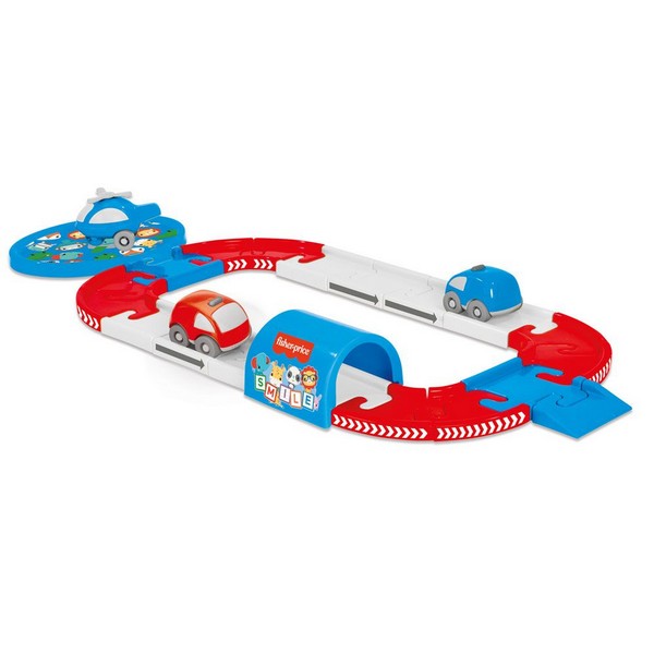 DOLU Fisher Price - Писта с 2 коли и хеликоптер 24ч.