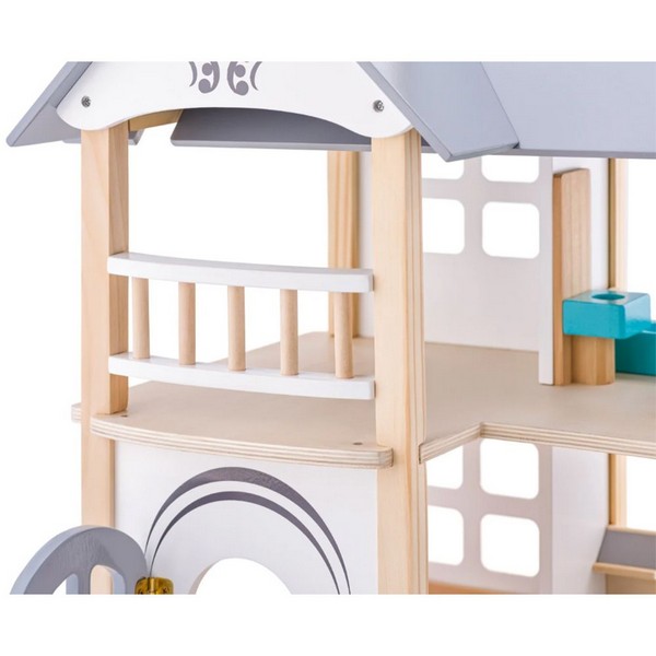 Продукт Woodyland Изабел - Дървена къща за кукли, с обзавеждане - 0 - BG Hlapeta