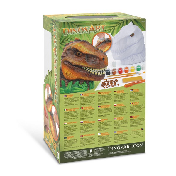 Продукт DinosArt Касичка и сейф за желания Динозавър - Комплект за оцветяване - 0 - BG Hlapeta