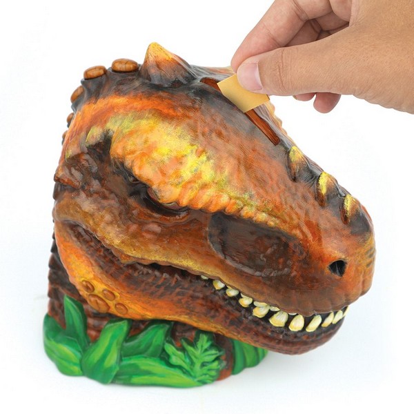 Продукт DinosArt Касичка и сейф за желания Динозавър - Комплект за оцветяване - 0 - BG Hlapeta