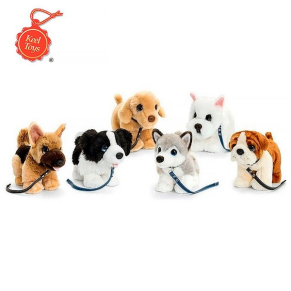 Keel Toys - Плюшено куче с каишка, 30 см, асортимент