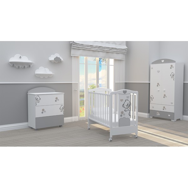 Продукт Bambino casa Fiori grigio - Гардероб - 0 - BG Hlapeta