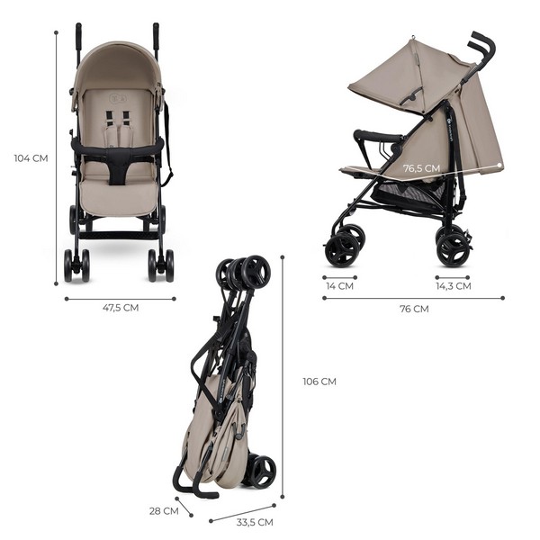 Продукт Kinderkraft TIK - Бебешка количка 6,5кг - 0 - BG Hlapeta