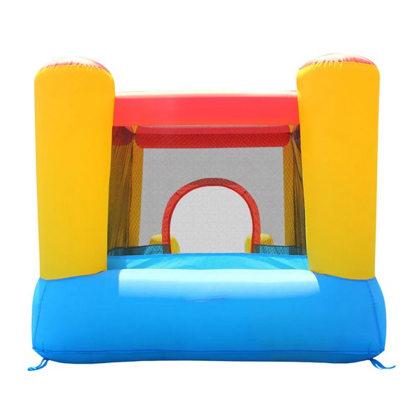 Продукт HAPPY HOP - Батут замък с пързалка и помпа 253x200x160 - 0 - BG Hlapeta