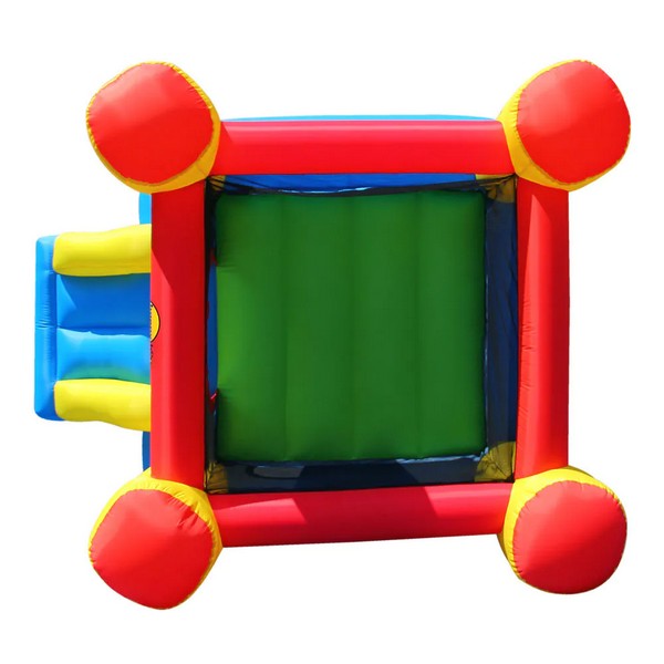 Продукт HAPPY HOP - Батут замък с пързалка и помпа 253x200x160 - 0 - BG Hlapeta