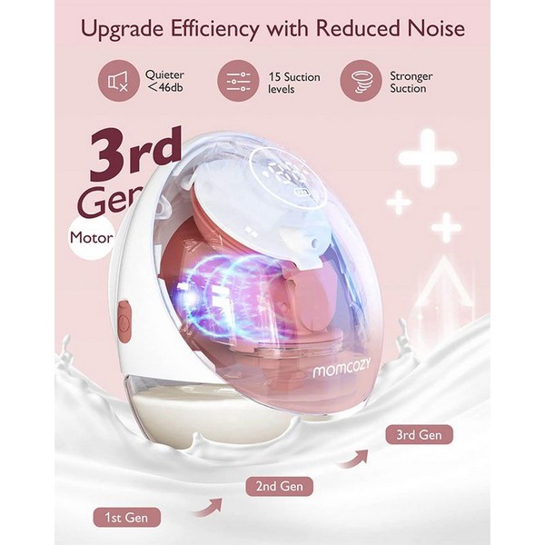 Продукт Momcozy Mobile Flow M9, Hands-free - Електрическа помпа за кърма - 0 - BG Hlapeta
