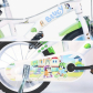Dino Bikes Bluey - Детско колело 14 инча, с бутилка Продукт Dino Bikes Bluey - Детско колело 14 инча, с бутилка - 1 - BG Hlapeta