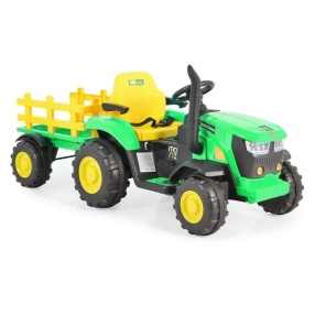Акумулаторен трактор с ремарке Rancher 12V с музика и светлини