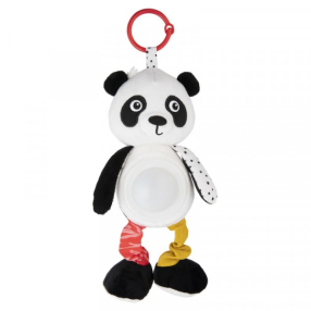 Canpol Boo - Мека играчка панда с муз кутия лампа