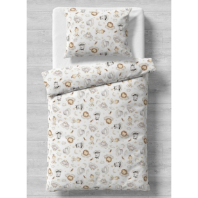 Galix Бебета животни - Детски спален комплект, 3 части