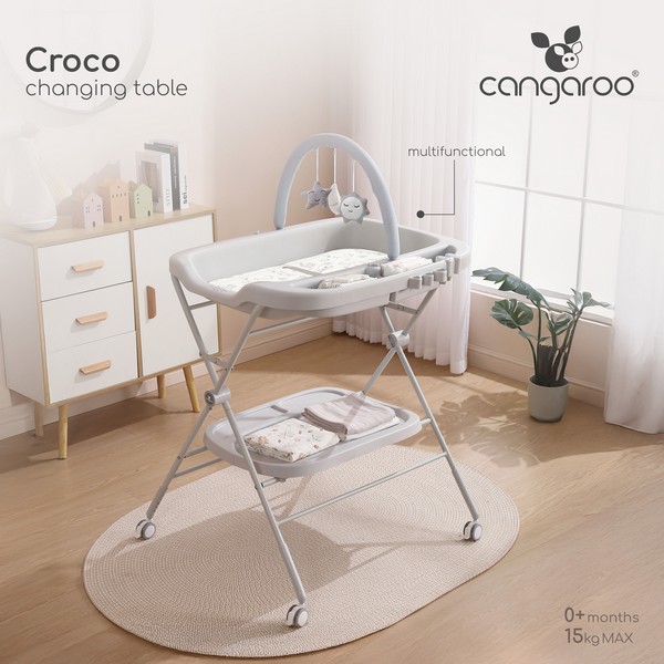 Продукт Cangaroo Croco - Мултифункционална маса за повиване - 0 - BG Hlapeta
