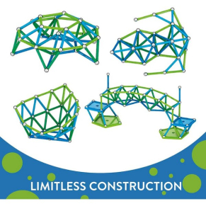 Geomag Classic Panels - Магнитен конструктор, 142 части