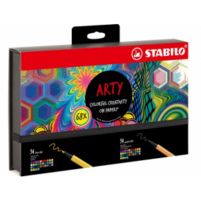 Stabilo Arty Creative - Творчески комплект, 68 части
