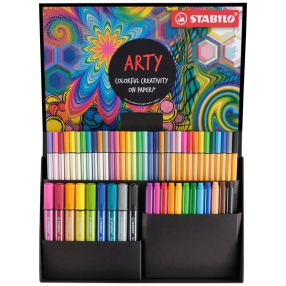 Stabilo Arty Colorful - Творчески комплект, 55 части Stabilo Arty Colorful - Творчески комплект, 55 части
